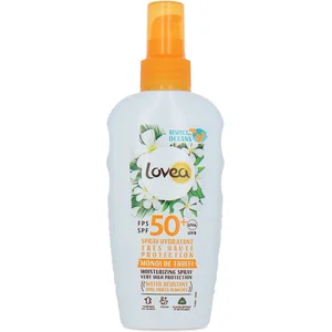 Lovea Solaire Spray Hydratant Monoï de Tahiti SPF50+ 150ml pas cher