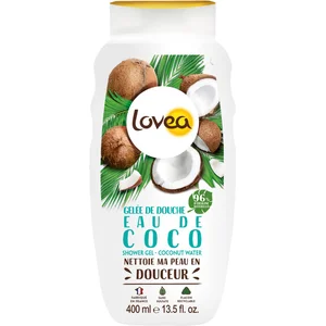 Lovea - Gelée De Douche - Eau de Coco - PH Neutre - Sans Sulfate 400ml pas cher