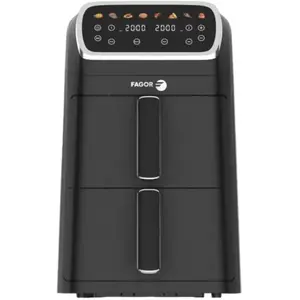 Fagor Friteuse sans huile 2x4l 2600w noir - fg7503 pas cher
