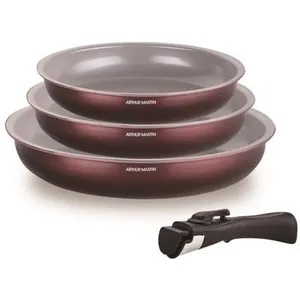 Set de 3 poêles - ARTHUR MARTIN - AM8866 - Tous feux dont induction - ...