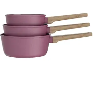 Lot De 3 Casseroles Arthur Martin Alu Forgé Céramique