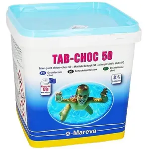 Mini-galets choc - 5 kg de Mareva - Chlore, oxygène actif, bromeVendu parcdiscount