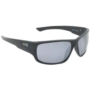 Lunettes de soleil écran miroir AZR King - noire mate/gris - TU pas cher
