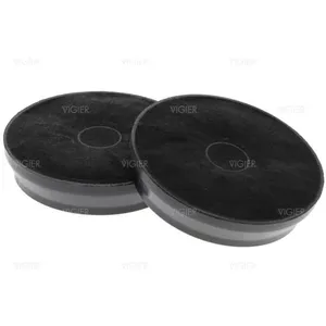 Lot de 2 filtres à charbon hotte Beko CWB6420X CWB9420 pas cher