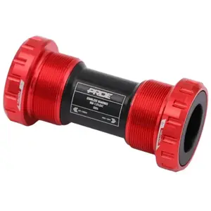 Boitier de pédalier Pride® EB24 Stainless - Rouge Inox Rouge BSA 24mm pas cher
