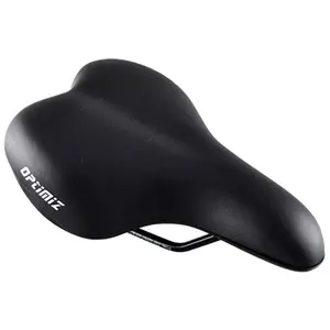 Selle - Optimiz - Confort Mixte - Noir - Rail Acier - 238 x 146 mm pas cher