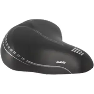 Selle loisir monte grappa 530 max confort gel mixte noir pas cher