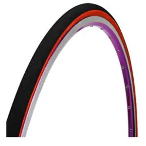 KHEAX Pneu route 700x23 tr optimiz training noir/rouge 25tpi (23-622) pas cher