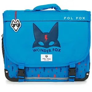 Schooltas Pol Fox CARTABLE WONDER FOX BLUE 38 CM Blauw pas cher