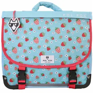 Cartable 35 cm POL FOX Strawberry   Rabat réversible