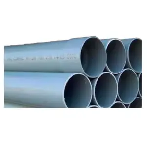 Tube PVC compact 4m 160 NF - Frans bonhomme - Blanc - Droit pas cher