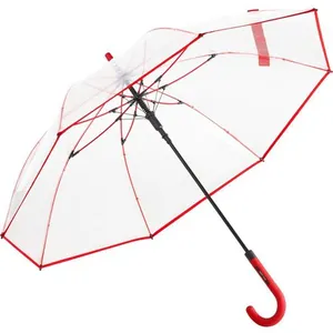 Parapluie canne transparent - FARE - FP7112 - Baleinage en fibre de verre - Ouverture automatique - Windproof pas cher