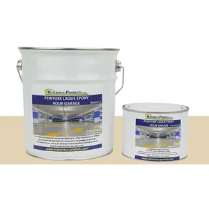 MATPRO Peinture laque époxy pour garage Kit de 20 Kg (Pour Professionnel) Ivoire RAL 1015 pas cher