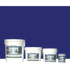 MATPRO Peinture laque époxy sol et mur Kit de 2.5 Kg Bleu Marine RAL 5022Vendu parcdiscount