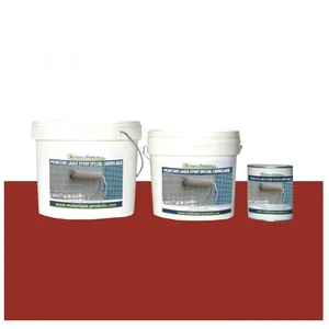 MATPRO Peinture pour carrelage laque époxy Kit de 2,5 Kg Rouge Brique RAL 3013 pas cher