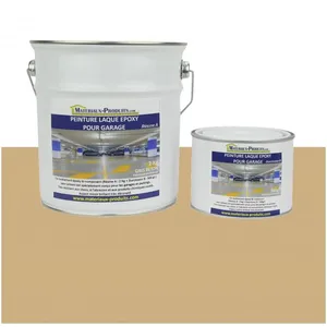 Peinture Laque Epoxy pour Garage - 5 Kg Jaune sable Matpro pas cher