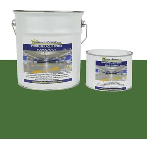 Peinture laque époxy pour Garage - 2,5 Kg Vert gazon RAL 6010 - MATPROVendu parcdiscount