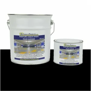 Peinture Laque Epoxy pour Garage - 20 Kg Utilisation professionnelle Noir - MATPROVendu parcdiscount