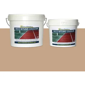 Peinture résine pour bitume enrobé - 1 Kg Tuile RAL 050 50 40 - MATPRO pas cher