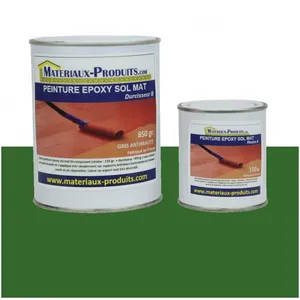 Peinture époxy sol et mur Mat - 1 Kg Vert Gazon MatproVendu parcdiscount