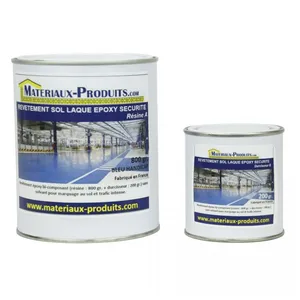 Revêtement peinture sol laque époxy sécurité marquage - 1 Kg Blanc Matpro pas cher