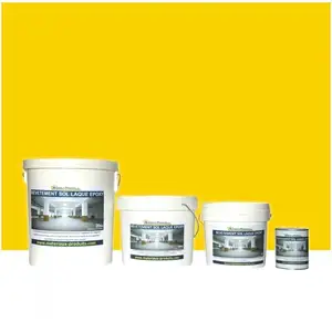 Peinture laque Epoxy Sol et Mur - 2.5 Kg Jaune Matpro pas cher