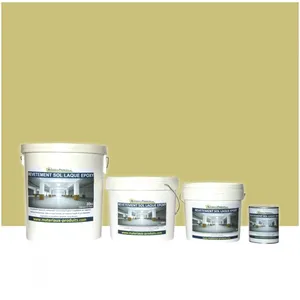 Peinture laque Epoxy Sol et Mur - 20 Kg Utilisation professionnelle Jaune sable Matpro pas cher