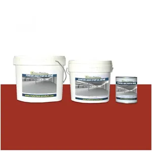 Peinture Epoxy Sol et Mur satinée - 10 Kg Rouge Matpro pas cher