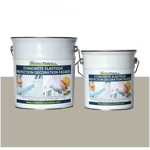 Peinture étanche & élastique pour protection façade - 10 Kg Gris silex MatproVendu parcdiscount