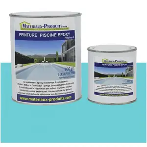 Peinture Piscine Epoxy - 5 Kg Turquoise Matpro pas cher
