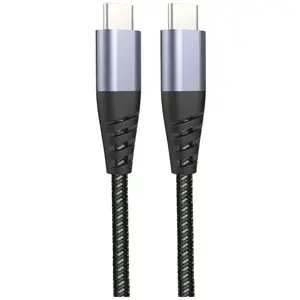 Muvit Tiger Power Câble Ultra Résistant USB-C USB-C 2M Gris pas cher
