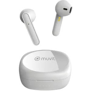 Muvit Écouteurs sans fil - POLAR - Plastique recyclé - Autonomie 16h - Bluetooth 5.3 - Intra-auriculaire pas cher