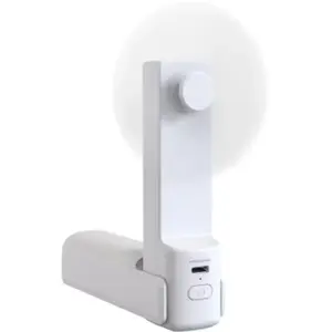 Ventilateur Portable - MUVIT - 3 en 1 - LED - Compact - 1200 mAh pas cher