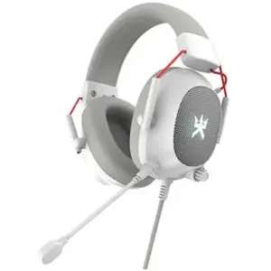 Casque gaming filaire Alpha Omega Players Zeta Blanc pas cher