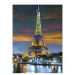 Bluebird Puzzle Eiffel Tower at Sunset, Paris, France Puzzle-F-90291 pas cher
