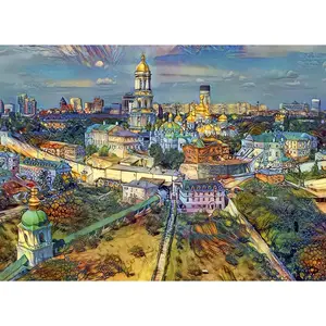 Bluebird Puzzle Kiev, Ukraine Puzzle-F-90289 pas cher