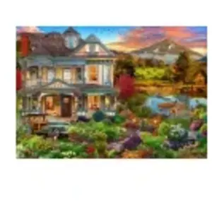 Bluebird Puzzle Jardin de Maison de Campagne Puzzle-F-90969 pas cher