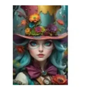Bluebird Puzzle Lady with a Hat Puzzle-F-90933