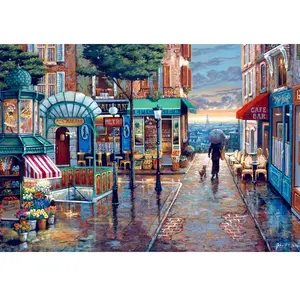 Bluebird Puzzle Rainy Day Stroll Puzzle-F-90903 pas cher
