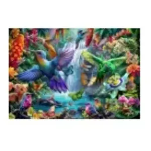 Bluebird Puzzle Tropical Hummingbirds Puzzle-F-90906 pas cher