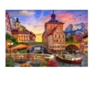 Bluebird puzzel Old City Hall, Bramberg Germany - 1000 stukjes. pas cher
