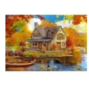 Bluebird Puzzle Lake house Puzzle-F-90821