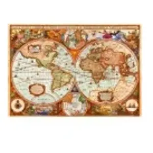 Bluebird Puzzle Vintage Map Puzzle-F-90851 pas cher