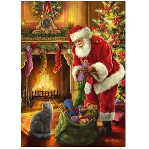 Bluebird Puzzle Santa Has Arrived Puzzle-F-90533 pas cher