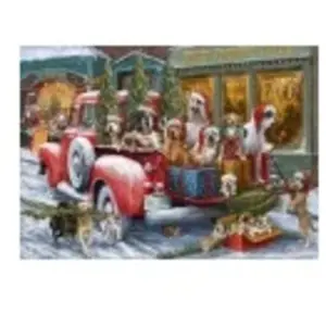 Bluebird Puzzle Dogs on Truck Puzzle-F-90522 pas cher
