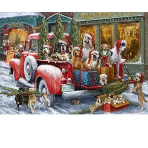 Bluebird Puzzle Dogs on Truck Puzzle-F-90523 pas cher