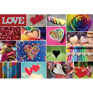 Bluebird Puzzle Collage - Love in Color Puzzle-F-90547 pas cher