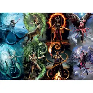 Bluebird Puzzle Anne Stokes - Elemental Magic Puzzle-F-90559