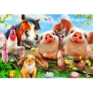Bluebird Puzzle Petting Farm Puzzle-F-90085 pas cher