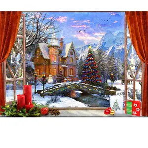 Bluebird Puzzle Christmas Mountain View Puzzle-F-90674
